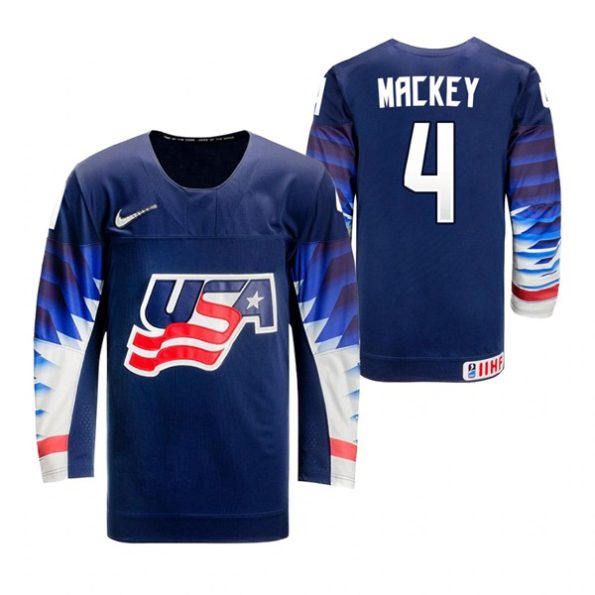 Connor-Mackey-USA-2021-IIHF-World-Championship-Navy-Away-Jersey