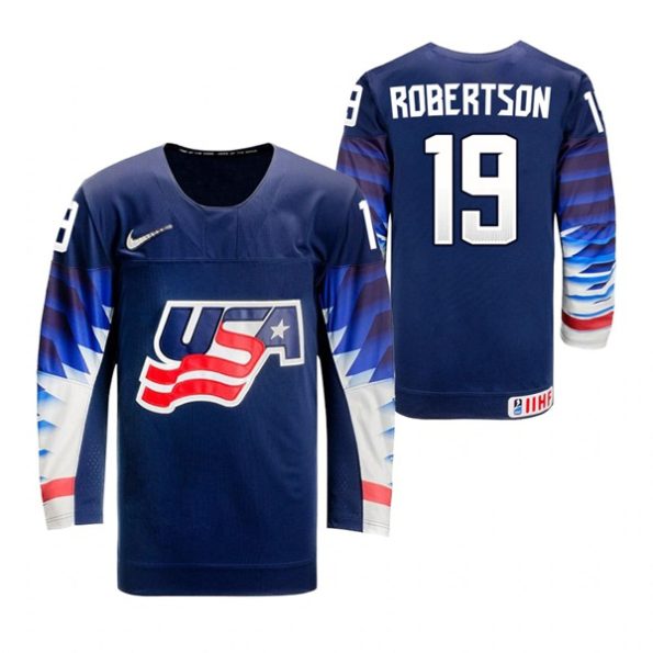 Jason-Robertson-USA-2021-IIHF-World-Championship-Navy-Away-Jersey