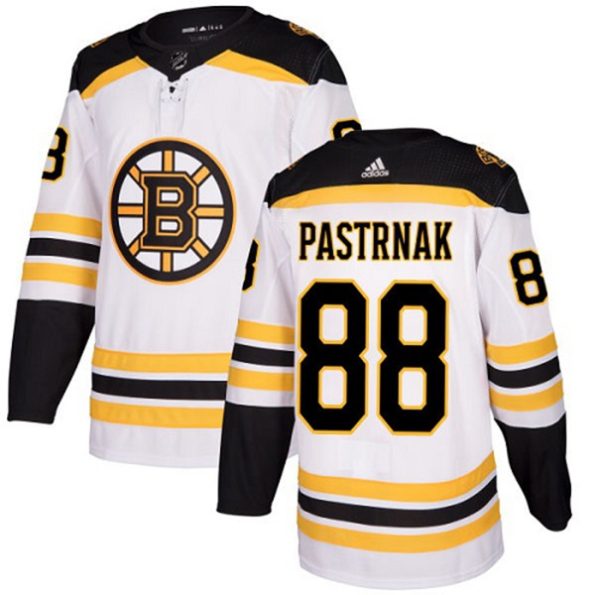 Men-s-Boston-Bruins-David-Pastrnak-NO.88-Authentic-White-Away