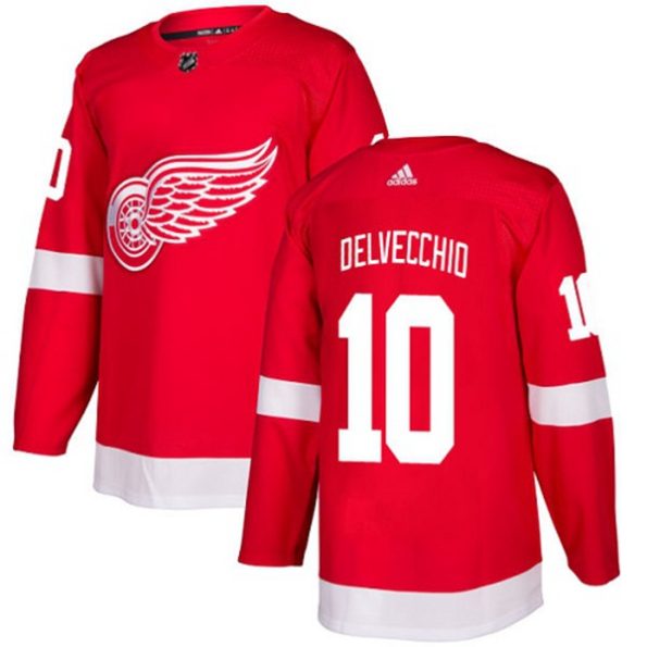 Men-s-Detroit-Red-Wings-Alex-Delvecchio-NO.10-Authentic-Red-Home