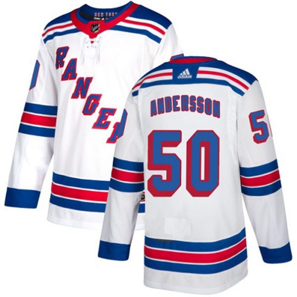 Men-s-New-York-Rangers-Lias-Andersson-NO.50-Authentic-White-Away