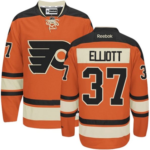 Men-s-Philadelphia-Flyers-Brian-Elliott-NO.37-Reebok-Orange-Third