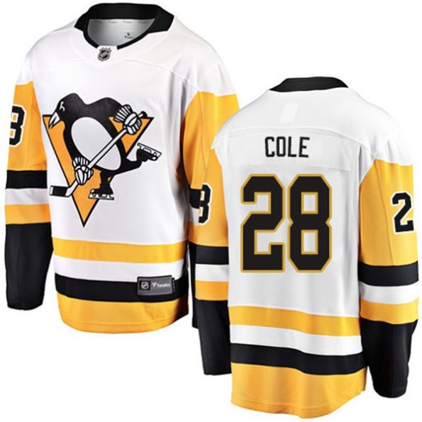 Men-s-Pittsburgh-Penguins-Ian-Cole-NO.28-Breakaway-White-Fanatics-Branded-Away