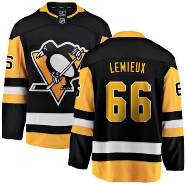 Men-s-Pittsburgh-Penguins-Mario-Lemieux-NO.66-Breakaway-Black-Fanatics-Branded-Home