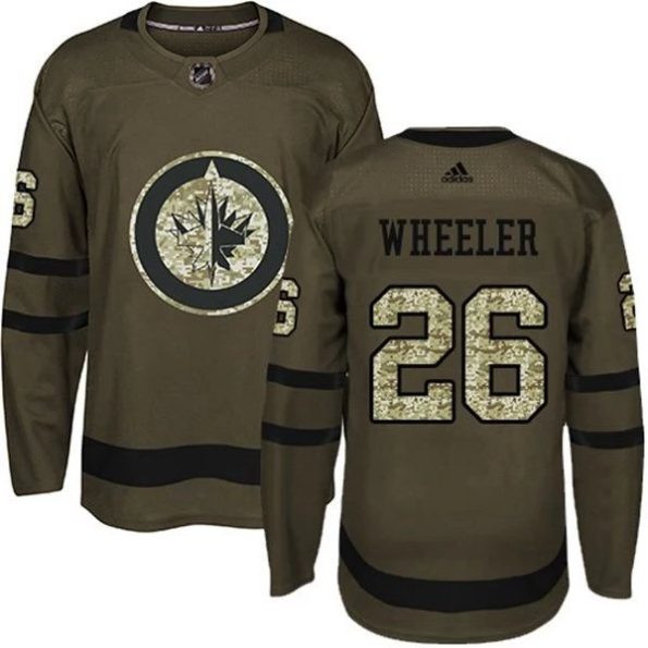Men-s-Winnipeg-Jets-Blake-Wheeler-26-Camo-Green-Authentic