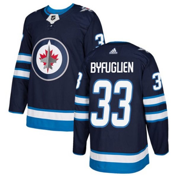 Men-s-Winnipeg-Jets-Dustin-Byfuglien-NO.33-Authentic-Navy-Blue-Home