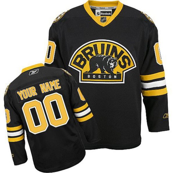 NHL-Boston-Bruins-Customized-Reebok-Third-Svart-Authentic