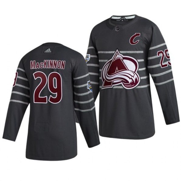 NHL-Men-s-AvalancheNO.29-Nathan-MacKinnon-Gray-2020-All-Star-Game-Jersey