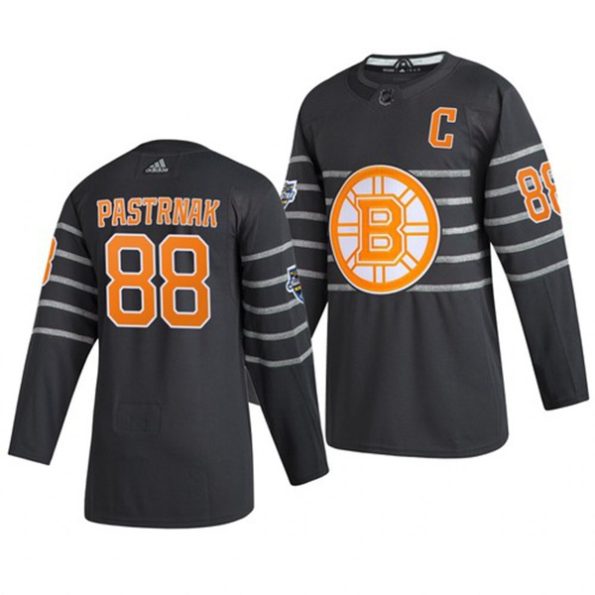 NHL-Men-s-BruinsNO.88-David-Pastrnak-Gray-2020-All-Star-Game-Jersey