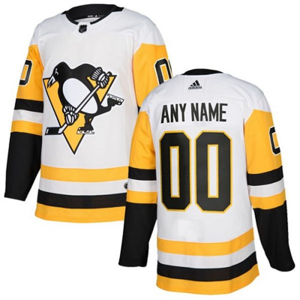 NHL-Pittsburgh-Penguins-Customized-Away-White-Authentic