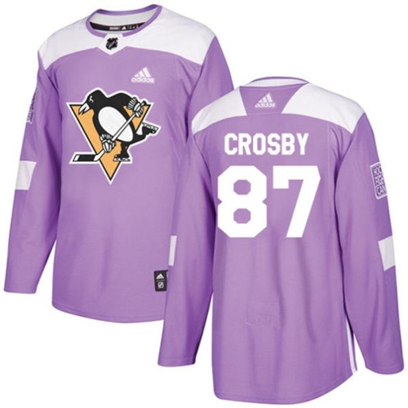 NHL-Sidney-Crosby-Authentic-Men-s-Purple-Jersey-Pittsburgh-Penguins-NO.87-Fights-Cancer-Practice