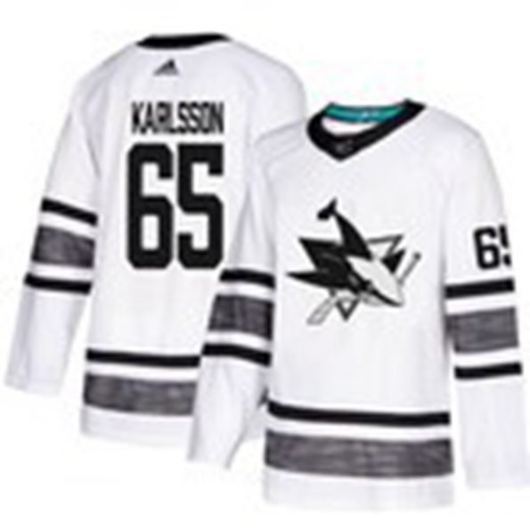 San-Jose-Sharks-65-Erik-Karlsson-White-2019-All-Star-NHL-Jersey