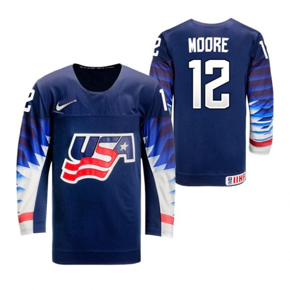 Trevor-Moore-USA-2021-IIHF-World-Championship-Navy-Away-Jersey