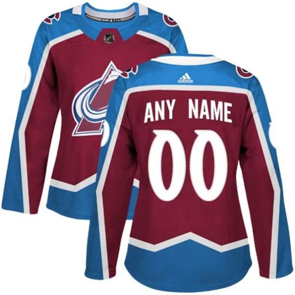 Womens-Colorado-Avalanche-Custom-Burgundy-Red-Authentic