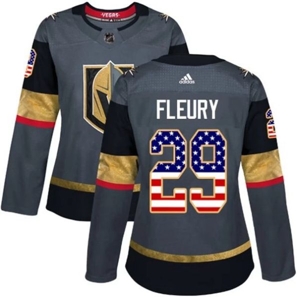 Womens-Vegas-Golden-Knights-Marc-Andre-Fleury-29-Gray-USA-Flag-Fashion-Authentic