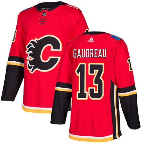 Youth-Calgary-Flames-Johnny-Gaudreau-NO.13-Authentic-Red-Home