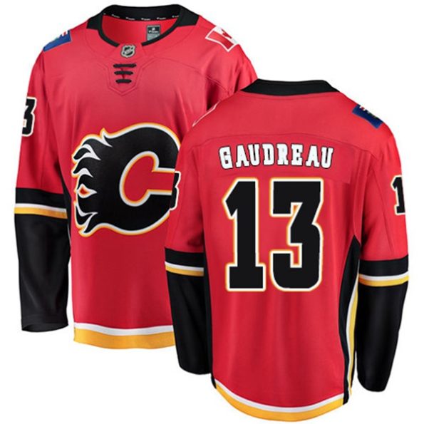 Youth-Calgary-Flames-Johnny-Gaudreau-NO.13-Breakaway-Red-Fanatics-Branded-Home