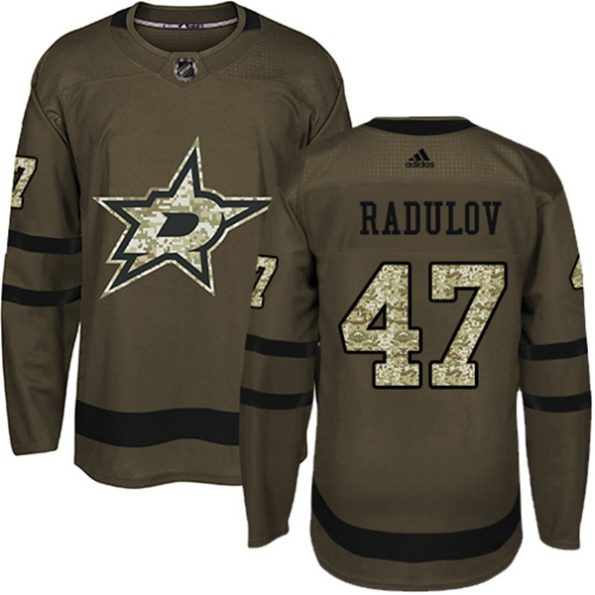 Youth-Dallas-Stars-Alexander-Radulov-NO.47-Authentic-Green-Salute-to-Service