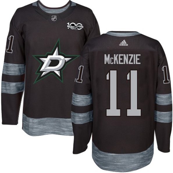 Youth-Dallas-Stars-Curtis-McKenzie-NO.11-Authentic-Black-1917-2017-100th-Anniversary