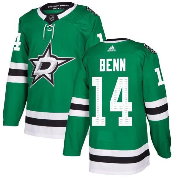 Youth-Dallas-Stars-Jamie-Benn-14-Kelly-Green-Authentic