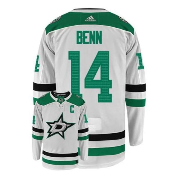 Youth-Dallas-Stars-Jamie-Benn-14-White-Authentic