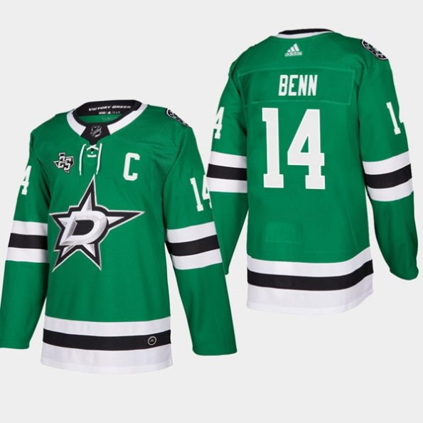 Youth-Dallas-Stars-Jamie-Benn-NO.14-2018-Home-Green-Player