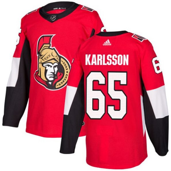 Youth-Ottawa-Senators-Erik-Karlsson-NO.65-Authentic-Red-Home