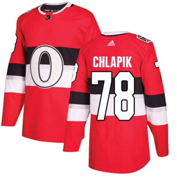 Youth-Ottawa-Senators-Filip-Chlapik-NO.78-Authentic-Red-2017-100-Classic