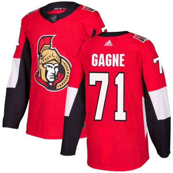 Youth-Ottawa-Senators-Gabriel-Gagne-NO.71-Authentic-Red-Home