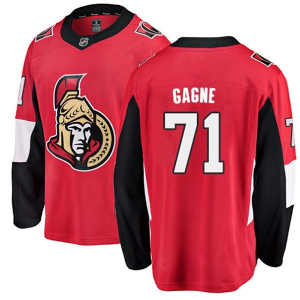 Youth-Ottawa-Senators-Gabriel-Gagne-NO.71-Breakaway-Red-Fanatics-Branded-Home
