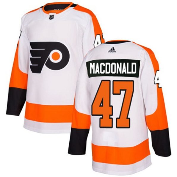 Youth-Philadelphia-Flyers-Andrew-MacDonald-NO.47-Authentic-White-Away