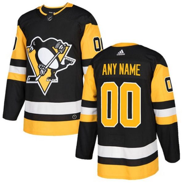 Youth-Pittsburgh-Penguins-Customized-Home-Black-Authentic