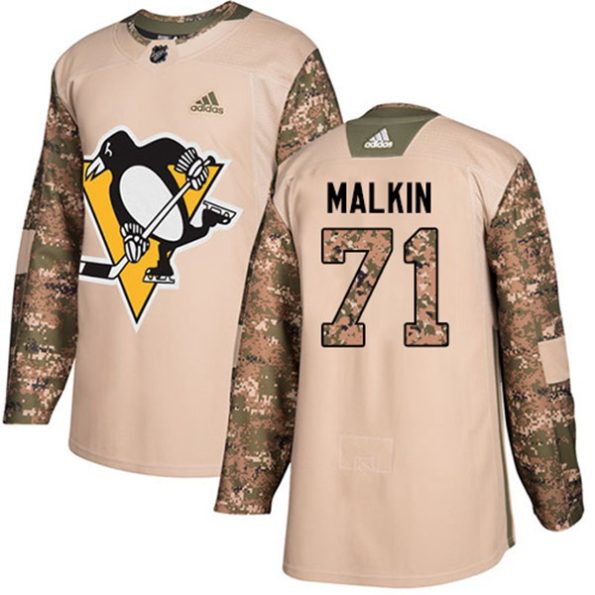 Youth-Pittsburgh-Penguins-Evgeni-Malkin-NO.71-Authentic-Camo-Veterans-Day-Practice