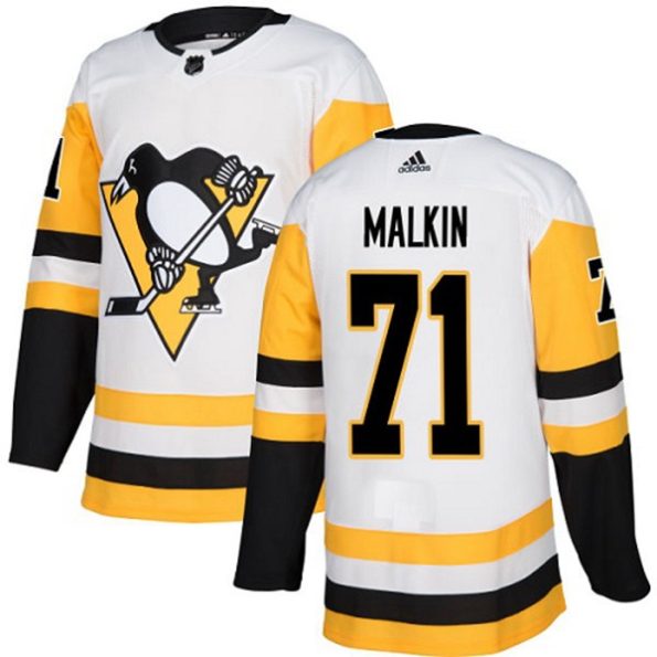 Youth-Pittsburgh-Penguins-Evgeni-Malkin-NO.71-Authentic-White-Away