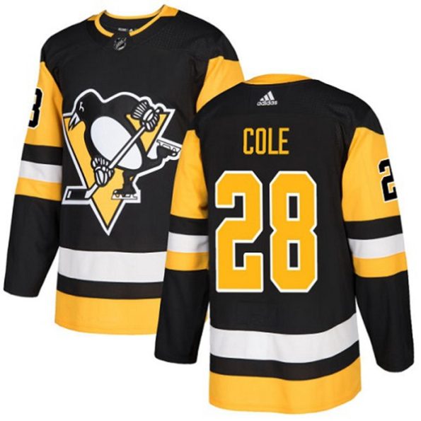Youth-Pittsburgh-Penguins-Ian-Cole-NO.28-Authentic-Black-Home
