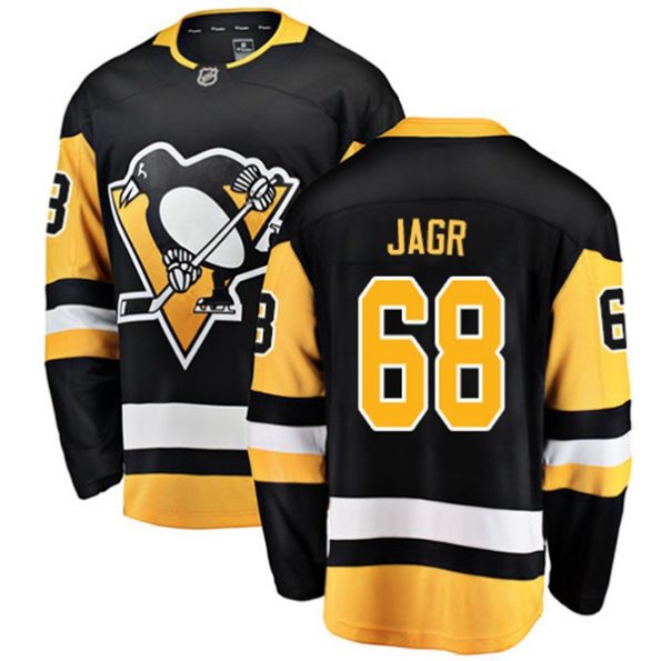 Youth-Pittsburgh-Penguins-Jaromir-Jagr-NO.68-Breakaway-Black-Fanatics-Branded-Home