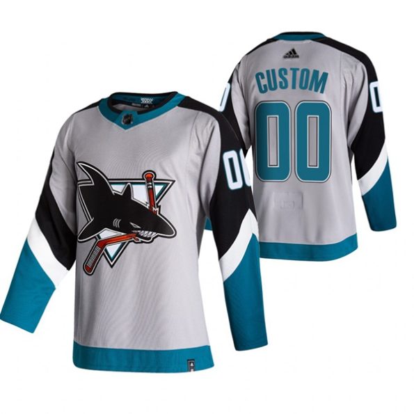 Youth-San-Jose-Sharks-2021-Reverse-Retro-Special-Edition-Authentic-Grey-Custom