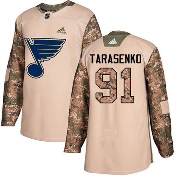 Youth-St.-Louis-Blues-Vladimir-Tarasenko-NO.91-Authentic-Camo-Veterans-Day-Practice