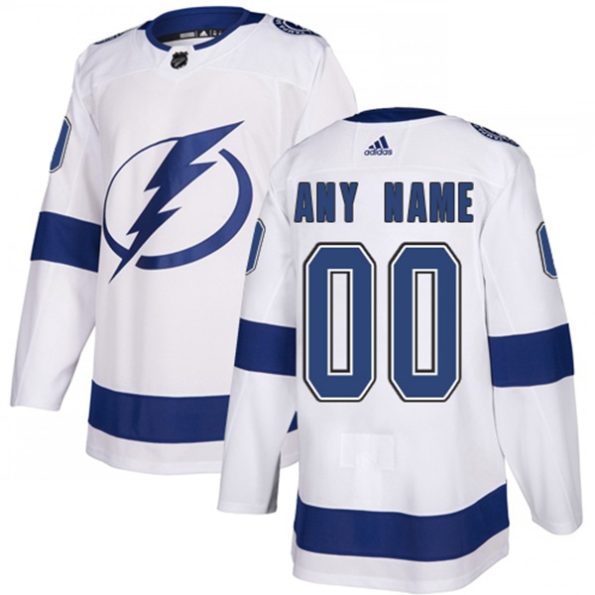 Youth-Tampa-Bay-Lightning-Customized-Away-White-Authentic