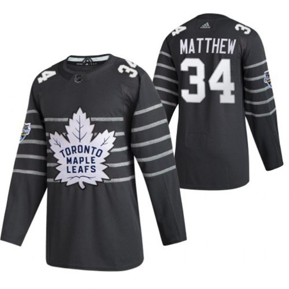 Youth-Toronto-Maple-Leafs-Auston-Matthews-NO.34-Gray-2020-NHL-All-Star