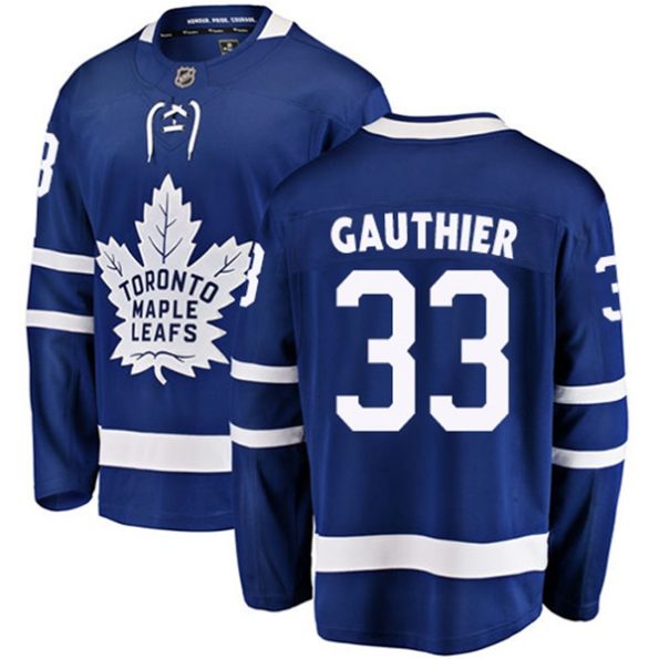 Youth-Toronto-Maple-Leafs-Frederik-Gauthier-NO.33-Breakaway-Royal-Blue-Fanatics-Branded-Home