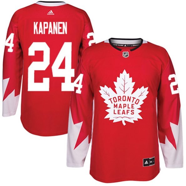 Youth-Toronto-Maple-Leafs-Kasperi-Kapanen-NO.24-Authentic-Red-Alternate