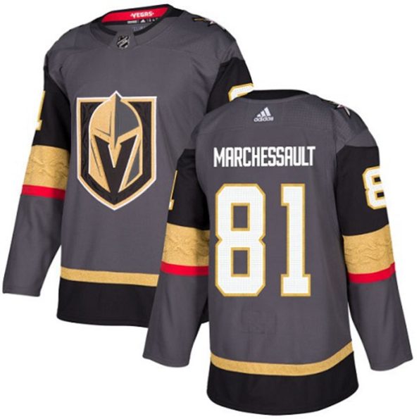 Youth-Vegas-Golden-Knights-Jonathan-Marchessault-NO.81-Authentic-Gray-Home